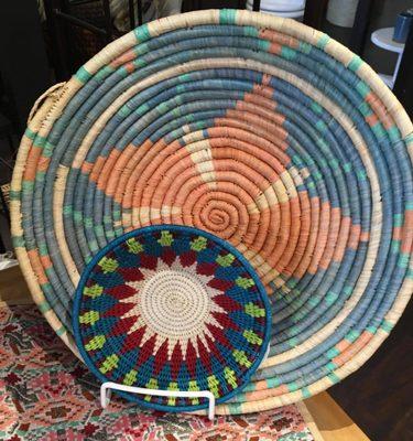 Beautiful handwoven baskets from Uganda.