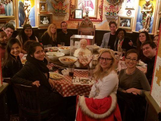 Staff Christmas party 2017 at Bucca