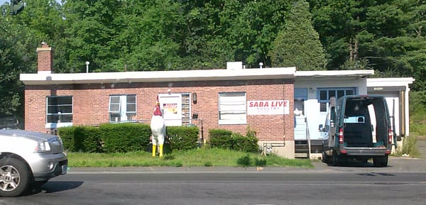 Saba Halal Live Poultry is a slaughterhouse that sells live chickens and livestock such as lambs, goats, calves and rabbits