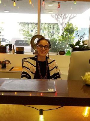 Office manager Nicole at Lotus.