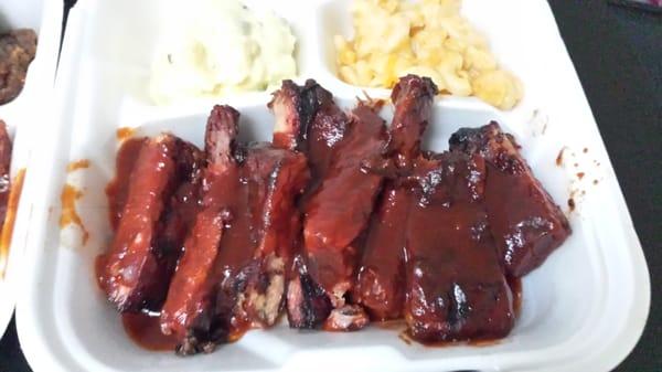 Pork bbq plate