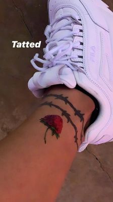 The strawberry tat I chose (: