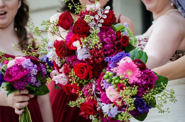 Wedding bouquet for the Bride and Bridesmaids