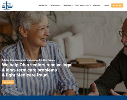 We're a nonprofit that helps older Ohioans and their families understand & resolve legal & long-term care issues & fight Medicare fraud