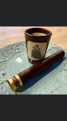 Coffee and cigars!  We offer free coffee while you are here