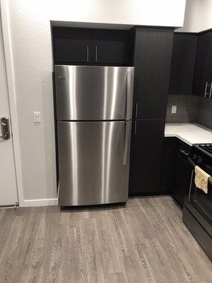 Kitchen after clean move - out.