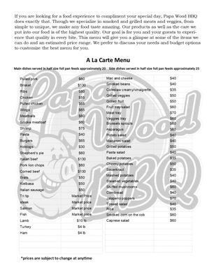 Catering Menu pg1