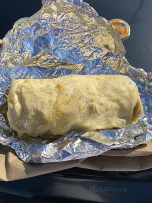 The size of the burrito. Large an not bad for $12