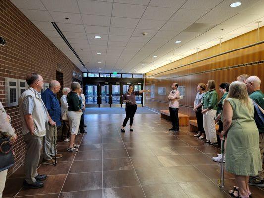 Wharton Center lobby.