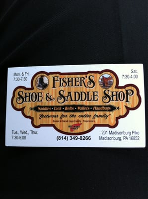 Fisher's Shoe & Saddle Shop