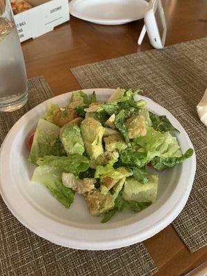 Chicken Caesar salad