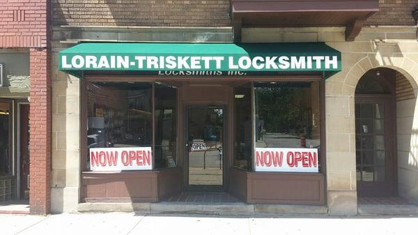 Lorain-Triskett Locksmith now open at our NEW location.