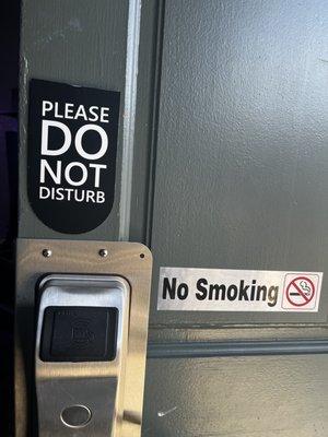 Do Not Disturb  No Smoking Rooms