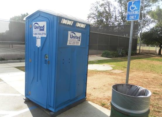 Just an unassuming park porta-potty