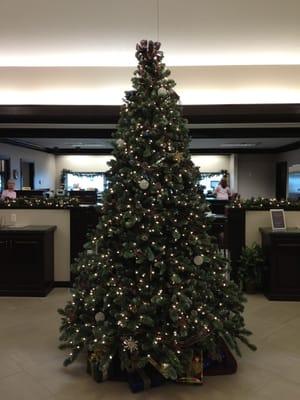 Help use decorate the mitten tree for the Salvation Army.