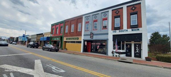 Main street in Mullins SC.