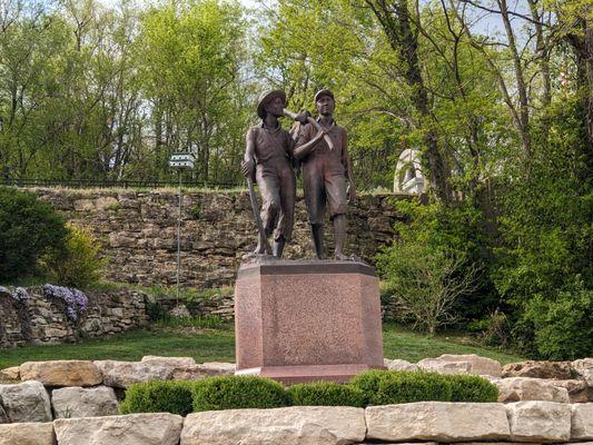 A Tribute To Mark Twain Statues, Hannibal