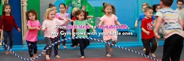 My Gym specializes in fun classes for ages 4 months to 10 years old, camps, Parents' Night Outs, special events & private birthday parties!