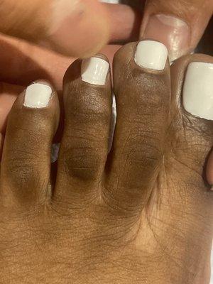 This is what you get for a $40 pedicure