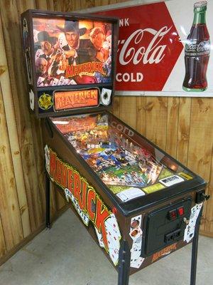 Sega Maverick Pinball Machine we refurbished for our client