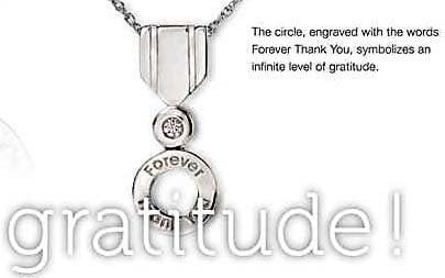 ivan alan jewels Forever Thank You Pendant