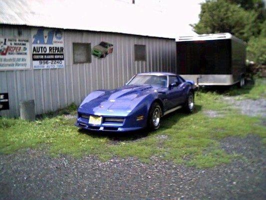 A-1 Auto & Marine Service is upper repair shop at the Van storage complex custom Corvette out front