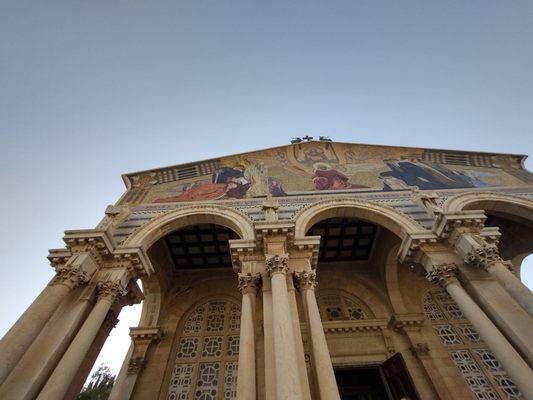 The Church of All Nations where Christ suffered his agony in the garden.