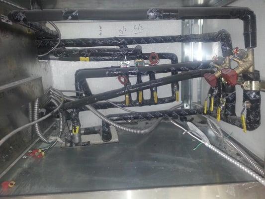 Refrigeration Piping on a Large Refrigeration Job