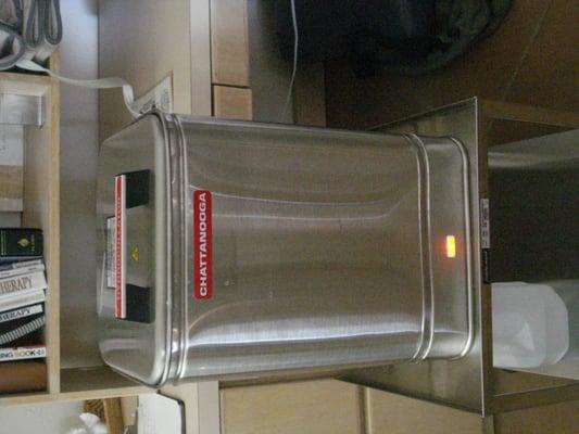 Hydrocollator we use in our treatments