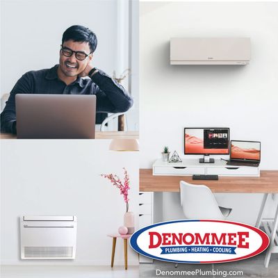 We make work from home more comfortable with ductless mini split heat pump systems