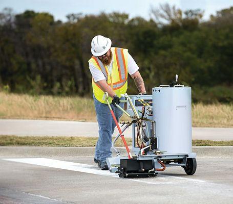 Centerline Supply stocks a variety of pavement marking equipment.