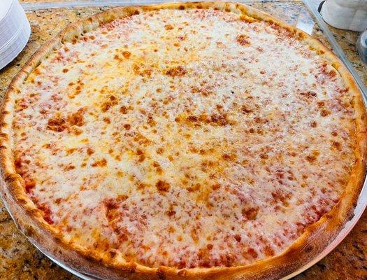 Plain cheese pizza