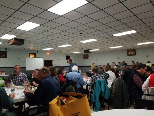 Giant potluck for the WCBA meeting!