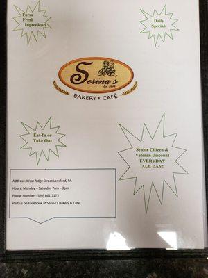 Serina's Bakery & Cafe