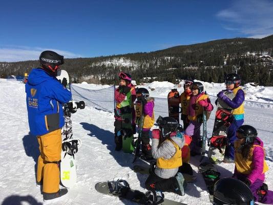 4th grade trip to Winter Park for ski/snowboard lessons as part of our Physical Education program