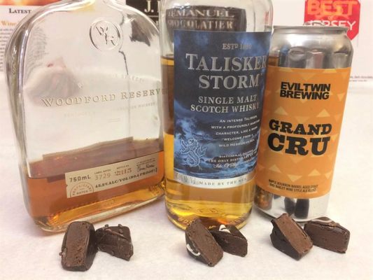 Our Bourbon, Scotch & Beer truffle collection is especially popular around Father's Day, but why wait? It's thoroughly good.