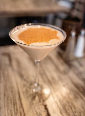 Pumpkin Martini, a seasonal cocktail.