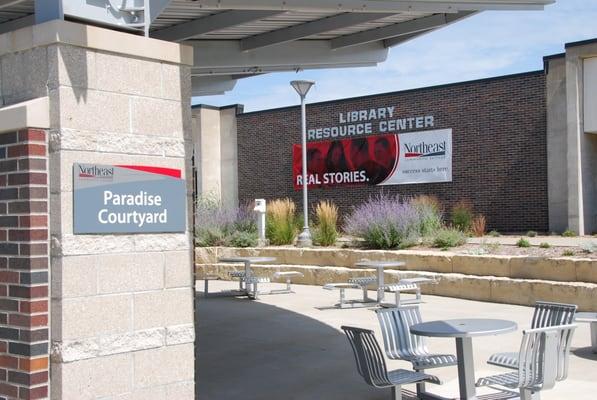 Paradise Courtyard and Library Resource Center