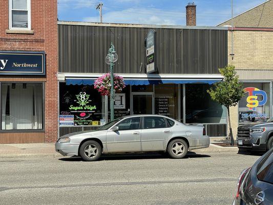 Storefront of Sugar High Cannabis Consulting and Dispensary