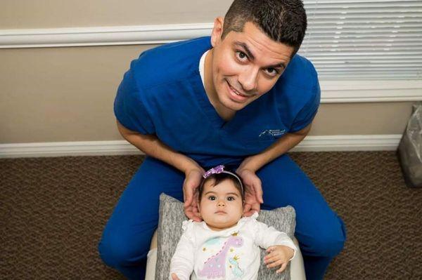 Dr Omar specializes in pediatric care. Always have your little ones checked too.