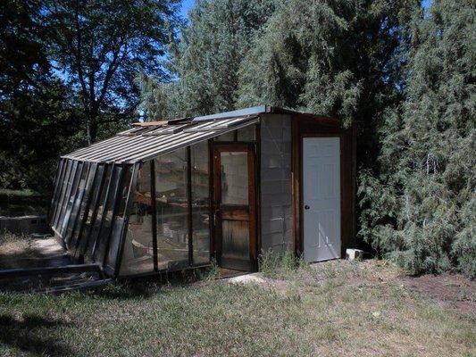 Before picture of shed.