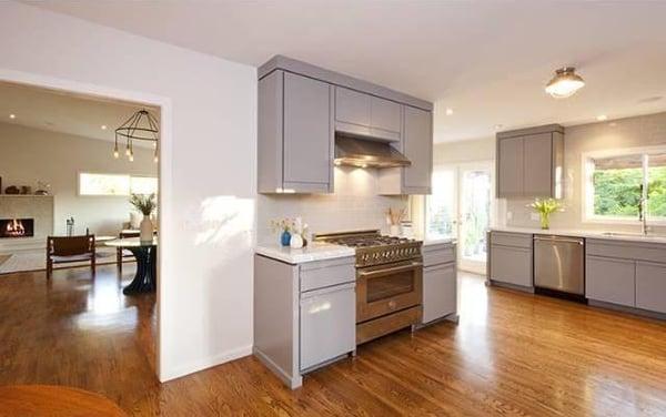 The very elegant and affordable 36" Bertazzoni Gas Range in one of our client's homes.