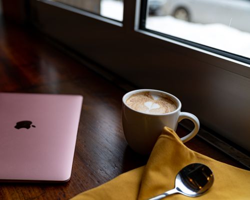 Coffee + Computer Photo by Paul Fulton