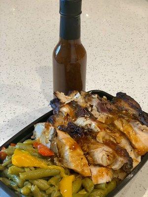 Jerk chicken breast meal