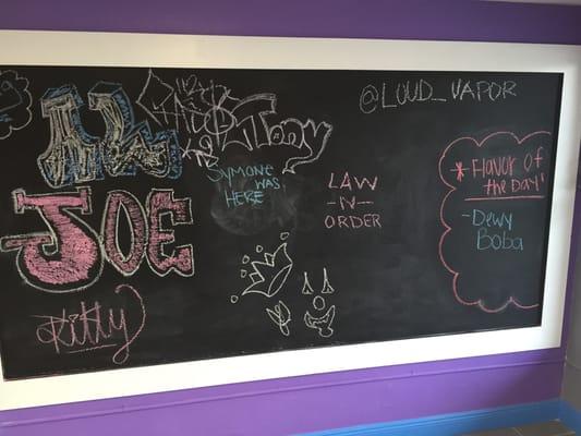 Chalk board you can tag up