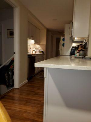 Extended countertop