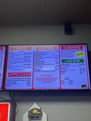 Menu 2/14/23