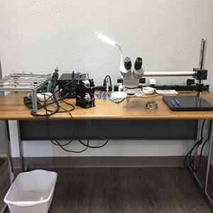 Our SMD Rework Soldering Station.