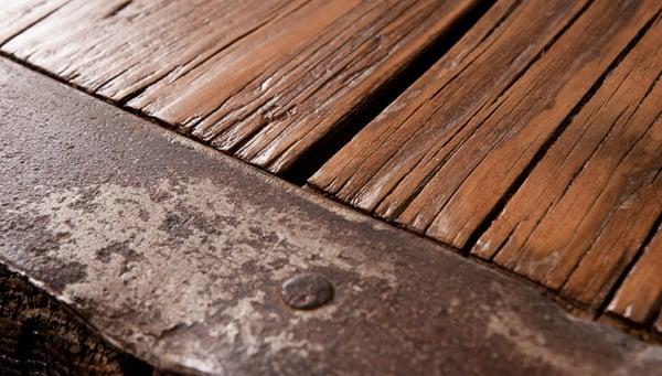 Reclaimed wood and steel offer unique texture and character to our designs.