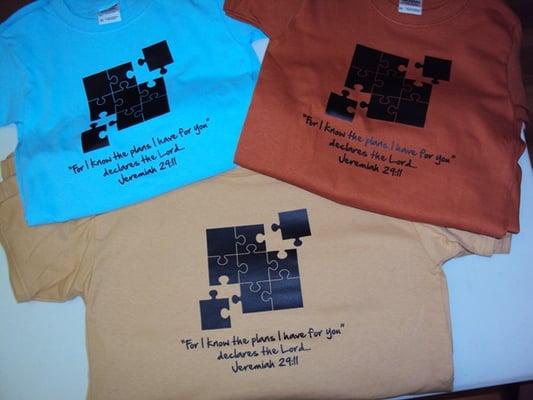 Custom shirts for your Church!